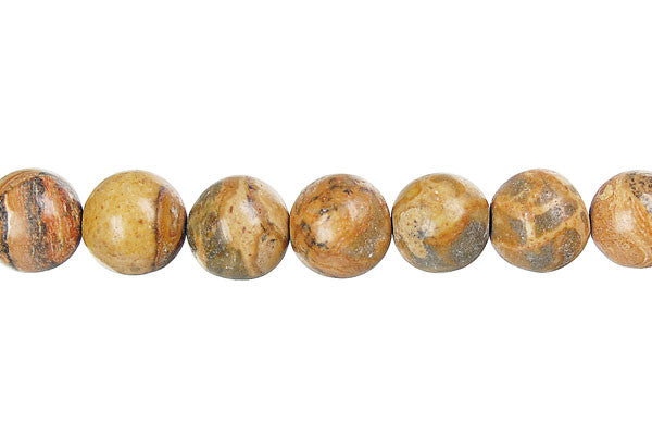 New Picture Jasper Round Beads
