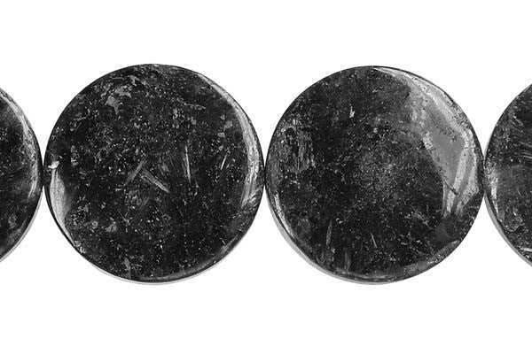 Blue Fire Feldspar Coin Beads