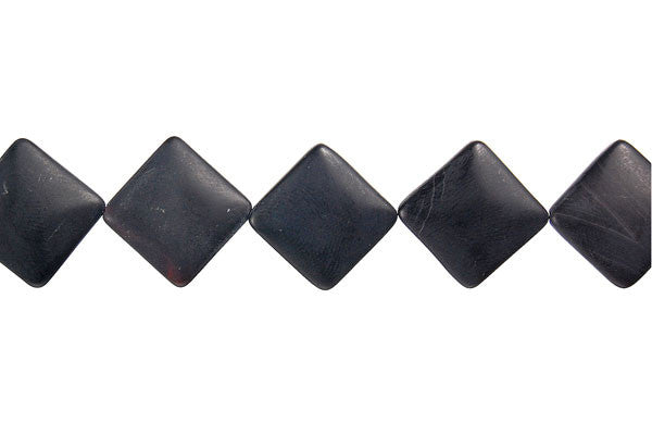 Matte Onyx Diamond Square Beads