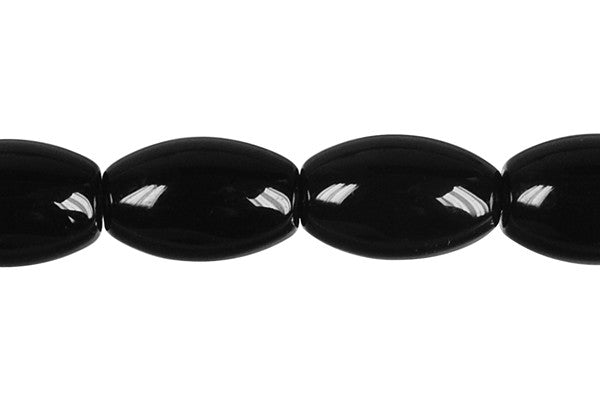 Black Onyx (AAA) Rice Beads