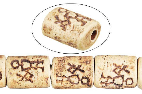 Poly Clay Puffy Rectangle (6604) Beads