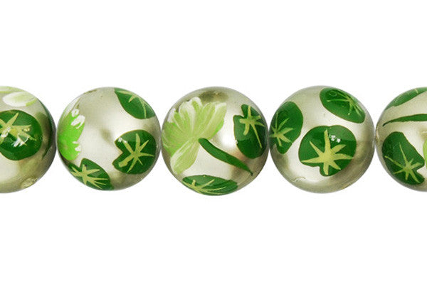 Shell Pearl Round (Flower 15) Beads