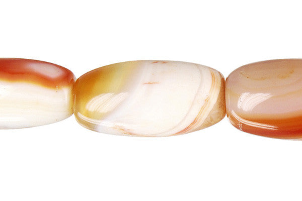 Sardonyx (Red) Rice Beads