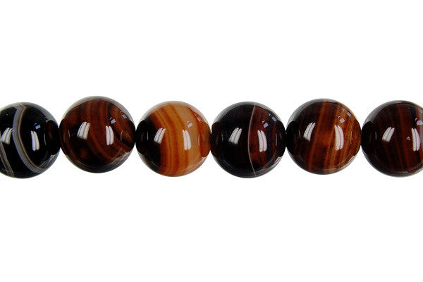 Zebra Onyx Round (A) Beads