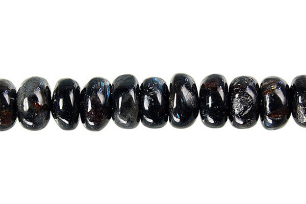 Blue Fire Feldspar Rondelle Beads
