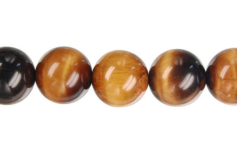 Tiger Eye Round (A) Beads
