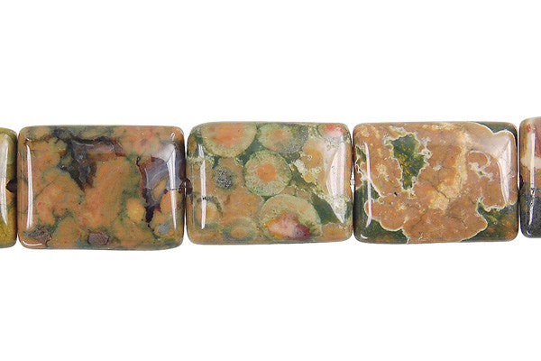Rhyolite Flat Rectangle Beads