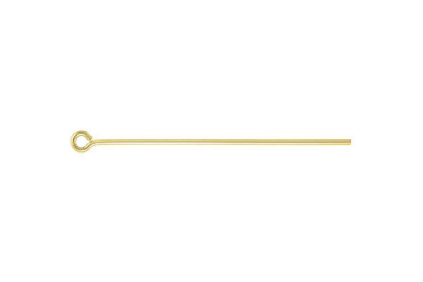 Gold-Filled 21-Gauge Eye Pin, 1.5"