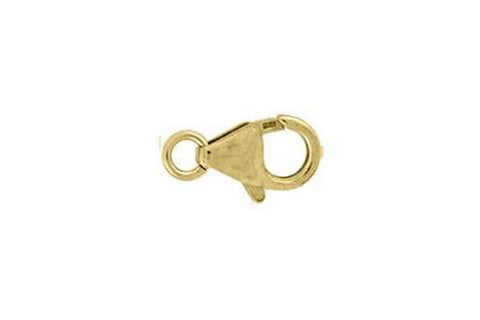 Gold-Filled Oval Trigger Clasp w/Ring, 6.0x10.0mm