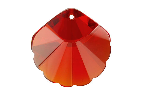 Pendant Cubic Zirconia Seashell (Ruby)