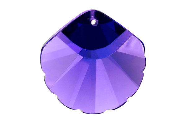 Pendant Cubic Zirconia Seashell (Amethyst)