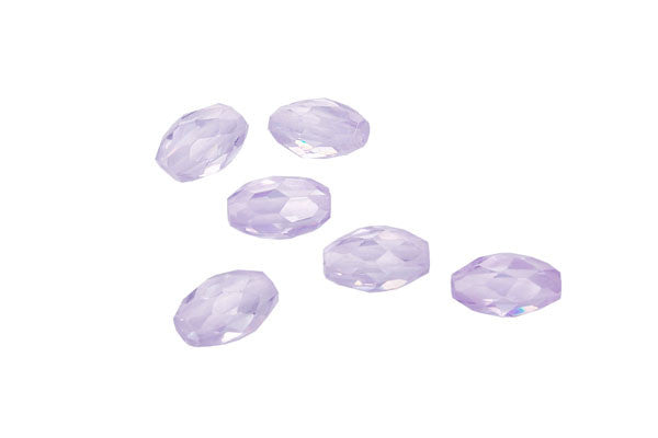 Cubic Zirconia Faceted Rice (Lavender)