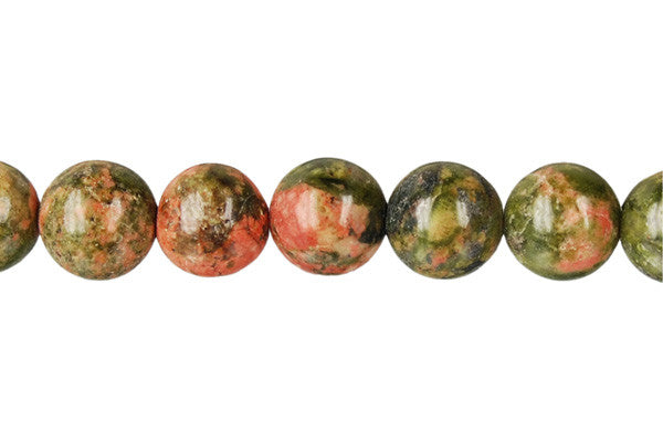 Unakite (Brazil) Round Beads