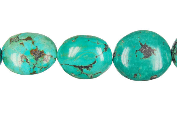 Turquoise (Stabilized) Smooth Nugget Beads