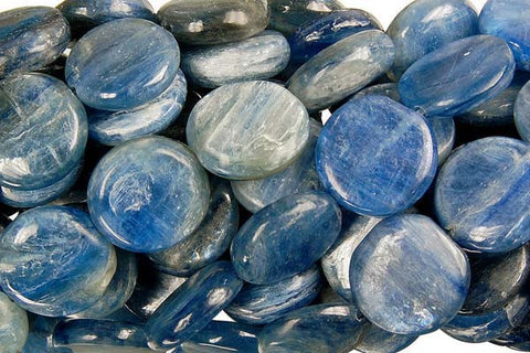 Kyanite Coin (A) Beads