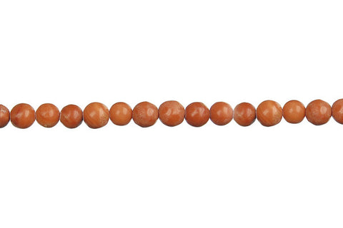 Red Zebra Jasper Round Beads