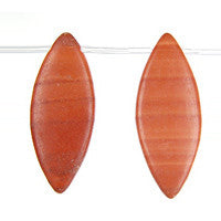 Red Zebra Jasper Marquise Beads