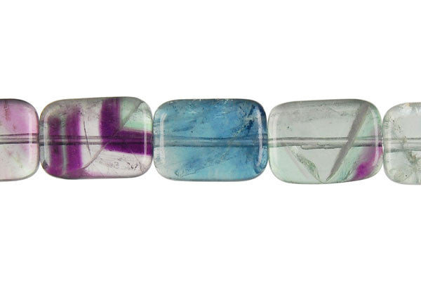 Fluorite (AA) Flat Rectangle Beads