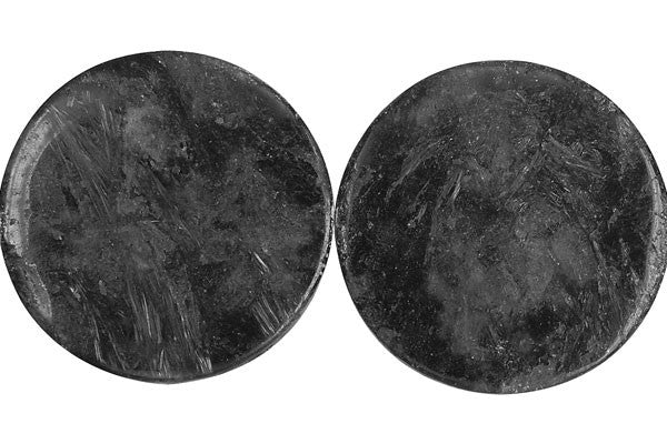 Blue Fire Feldspar Coin Beads
