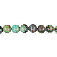 African Turquoise Round Beads