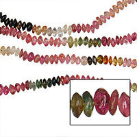 Tourmaline Rondelle Beads