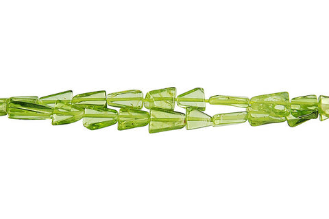 Peridot Triangle Beads