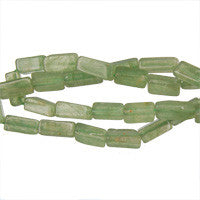Green Aventurine Square Tube Beads