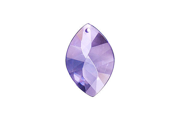 Pendant Cubic Zirconia Faceted Marquise (Lavender)