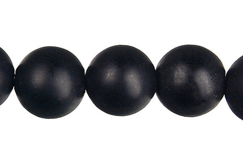 Matte Onyx Round Beads