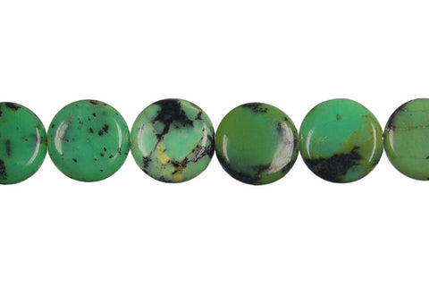 Chrysoprase (Australia) Coin Beads