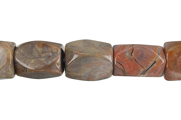 Amber Onyx Faceted Nugget Beads