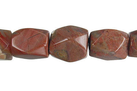 Amber Onyx Faceted Nugget Beads