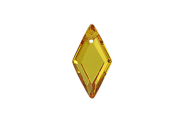 Pendant Cubic Zirconia Faceted Diamond (Yellow)