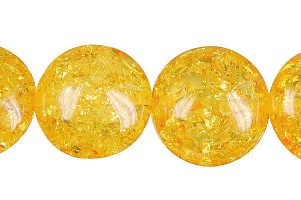 Synthetic Amber (Light) Button Beads