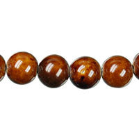 Porcelain Round (Coffee) Beads