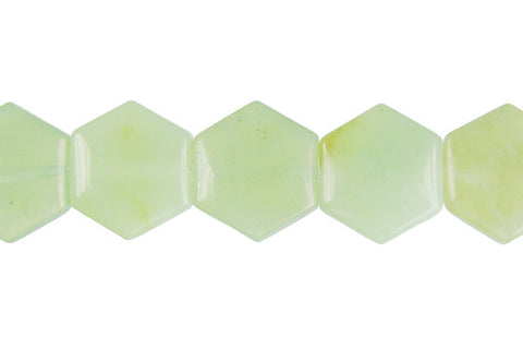New Jade Octagon Beads
