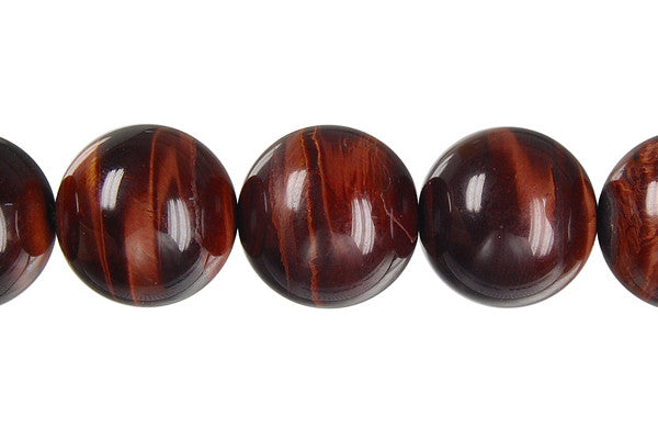 Red Tiger Eye Round Beads
