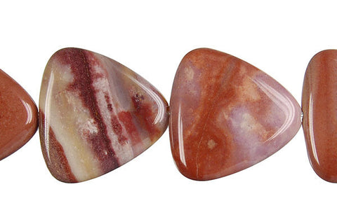 Rainbow Onyx Triangle Beads