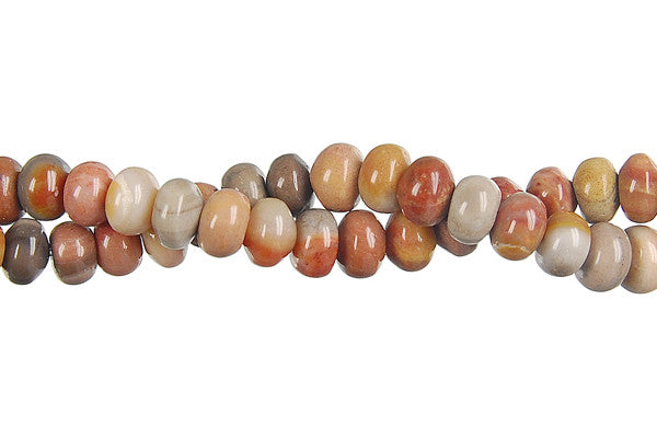Rainbow Onyx Rondelle Beads