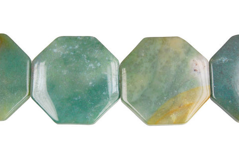 Fancy Jasper Octagon Beads