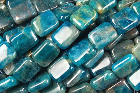 Apatite Flat Rectangle Beads