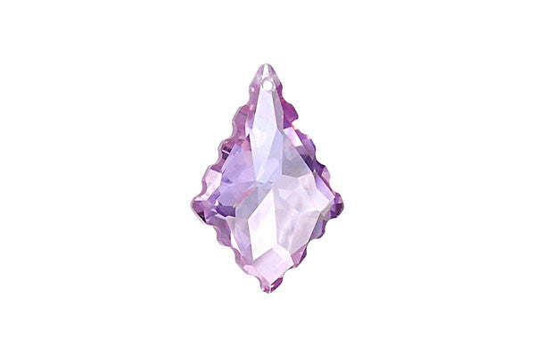 Pendant Cubic Zirconia Baroque Drops (Lavender)
