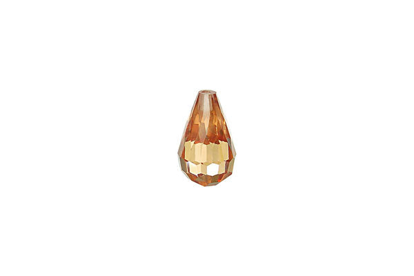 Pendant Cubic Zirconia Faceted Briolette (Champagne)