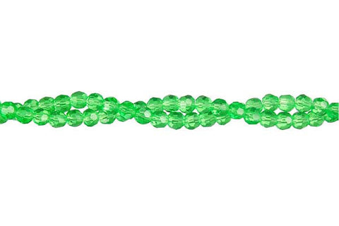 Chinese Crystal (Green) Faceted Round