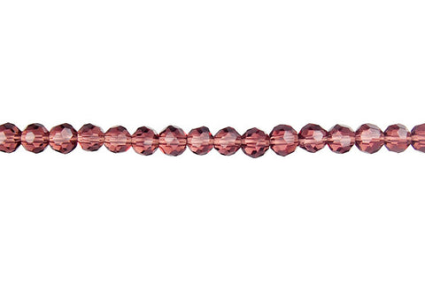 Chinese Crystal (Amethyst) Faceted Round