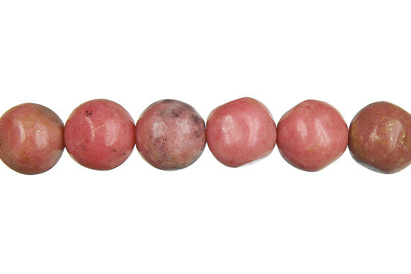 Rhodonite Cube Round Corner Beads