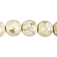 Howlite (Gray Matrix) Round Beads