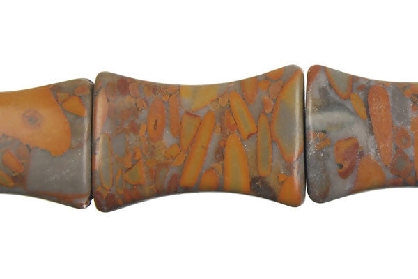 Golden Jasper Slenderin Beads