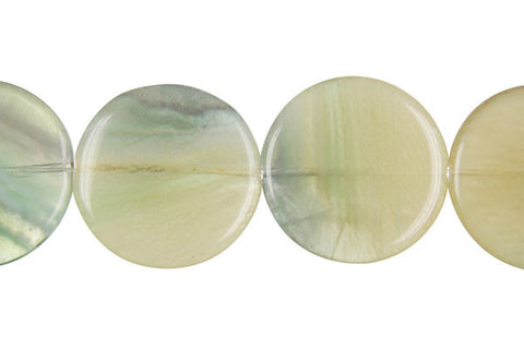 Fluorite (A) Coin Beads