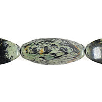 Fireworks Jasper Triangle Rice Beads